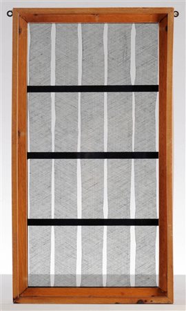 MANFREDO MASSIRONI 1937 - 2011 " Struttura trasparente ", 1960 Fasce di garza...