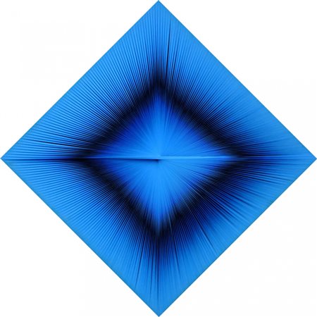 TONI COSTA 1935 - 2013 " Dinamica visuale ", 1979 Tela su tavola romboidale,...