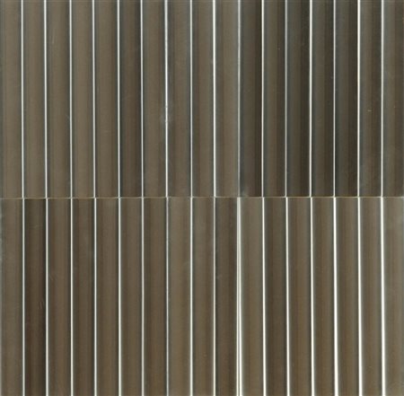 GETULIO ALVIANI 1939 " Superficie a testura variabile ", 1971 Alluminio, cm....