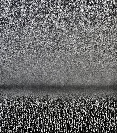 ROMAN OPALKA 1931 - 2011 " La Torre ", 1969 Acquaforte, cm. 76,5 x 60,5...