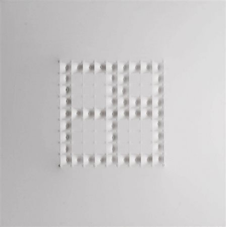 GIORGIO VILLA 1933 Senza titolo, 1982 Tecnica mista e rilievi su tela, cm. 80...