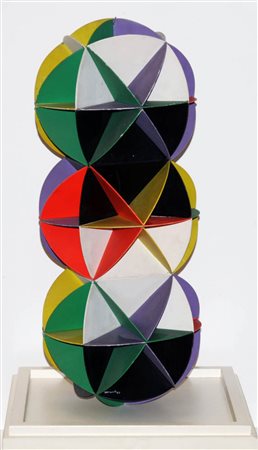 JORRIT TORNQUIST 1938 Senza titolo, 1967 Scultura in legno dipinto, cm. 55 x...