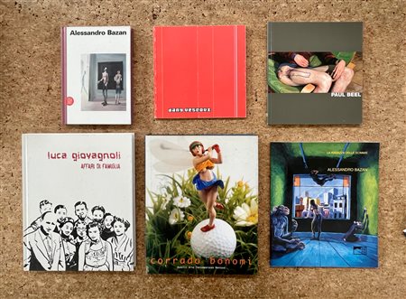 ARTISTI ITALIANI E INTERNAZIONALI DEL DOPOGUERRA - Lotto unico di 6 cataloghi