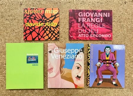 ARTISTI ITALIANI DEL DOPOGUERRA - Lotto unico di 5 cataloghi