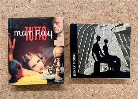 MAN RAY E HENRY MOORE - Lotto unico di 2 cataloghi