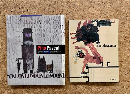 PINO PASCALI E CAROL RAMA - Lotto unico di 2 cataloghi