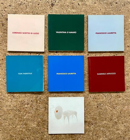 ARTISTI ITALIANI CONTEMPORANEI - Lotto unico di 7 cataloghi