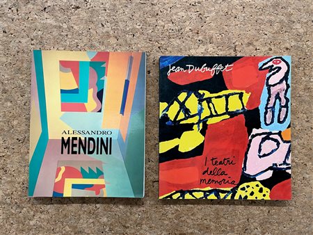 JEAN DUBUFFET E ALESSANDRO MENDINI - Lotto unico di 2 cataloghi