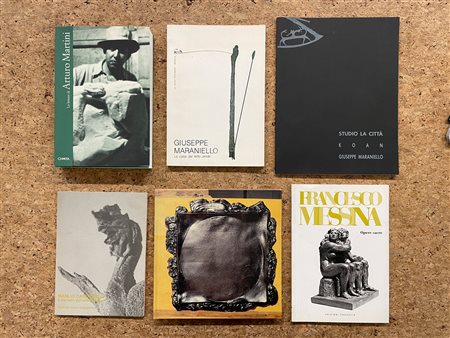 SCULTORI ITALIANI DEL XX SECOLO - Lotto unico di 6 cataloghi