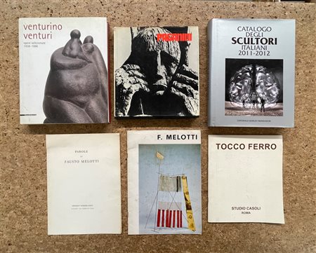 SCULTURA ITALIANA - Lotto unico di 6 cataloghi
