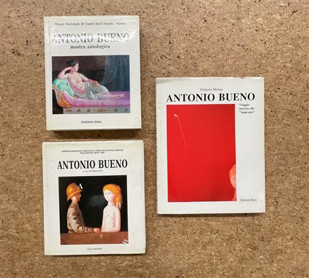 ANTONIO BUENO - Lotto unico di 3 cataloghi