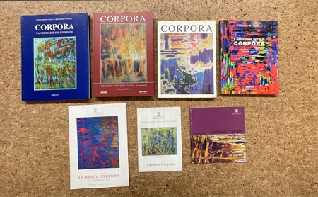 ANTONIO CORPORA - Lotto unico di 4 cataloghi e 3 pieghevoli