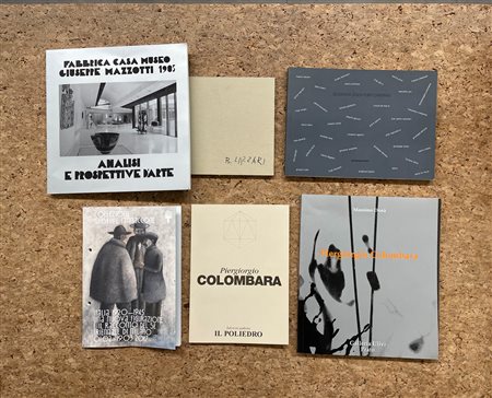 ARTE ITALIANA DEL DOPOGUERRA - Lotto unico di 6 cataloghi