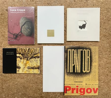 ARTISTI ITALIANI E INTERNAZIONALI DEL DOPOGUERRA - Lotto unico di 6 cataloghi