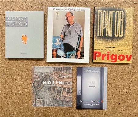 ARTISTI ITALIANI E INTERNAZIONALI DEL DOPOGUERRA - Lotto unico di 5 cataloghi