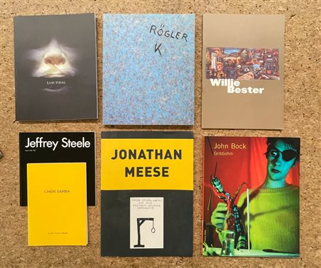 ARTISTI INTERNAZIONALI DEL DOPOGUERRA - Lotto unico di 7 cataloghi