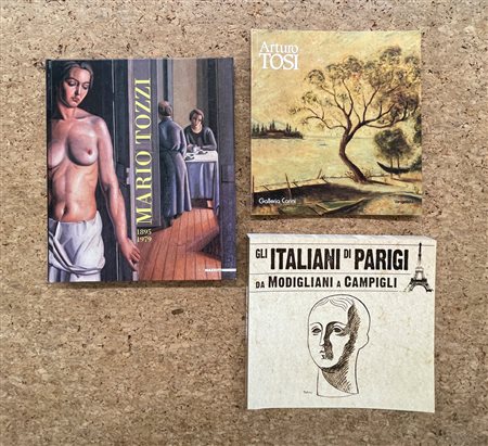 ARTISTI ITALIANI DEL DOPOGUERRA - Lotto unico di 3 cataloghi