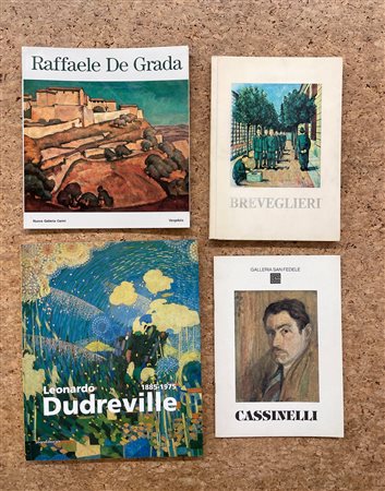 ARTISTI ITALIANI DEL DOPOGUERRA - Lotto unico di 4 cataloghi