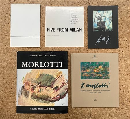 ARTISTI ITALIANI DEL DOPOGUERRA - Lotto unico di 5 cataloghi