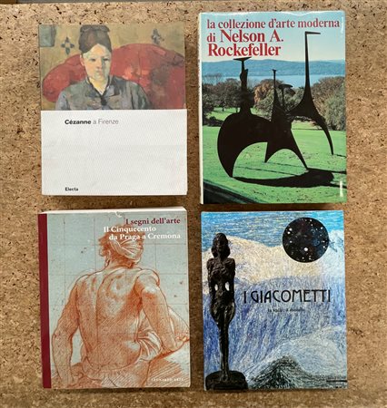 GRANDI MAESTRI DELLA STORIA DELL'ARTE - Lotto unico di 4 cataloghi