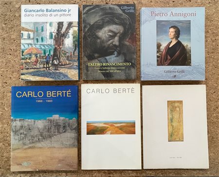 ARTE FIGURATIVA ITALIANA - Lotto unico di 6 cataloghi