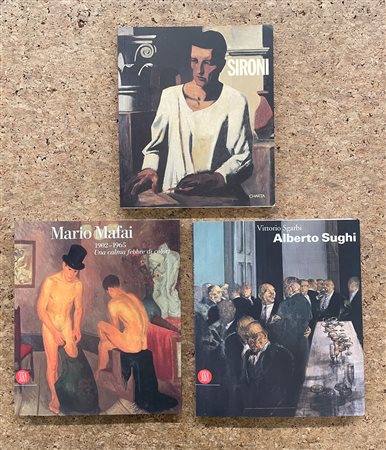 ARTE FIGURATIVA ITALIANA (SIRONI, MAFAI E SUGHI) - Lotto unico di 3 cataloghi