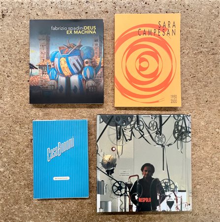 ARTISTI ITALIANI DEL DOPOGUERRA - Lotto unico di 4 cataloghi