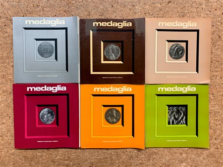 MEDAGLIA - EDIZIONI S. JOHNSON, MILANO - Lotto unico di 6 numeri della rivista
