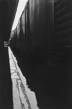 Louis Stettner (1922-2016)  - Saratoga train station, New York, 1957