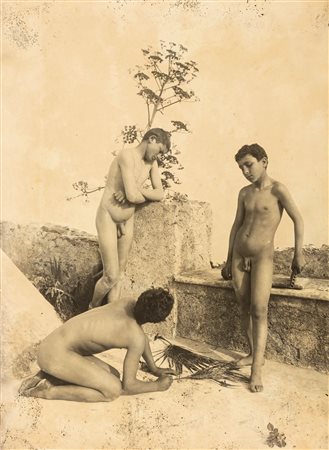 Baron Wilhelm von Gloeden (1856-1931)  - Giovani siciliani, 1910s