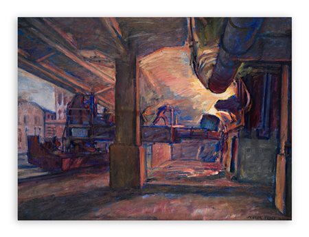 SCARPA LUIGI CROCE (1901-1967) - Senza Titolo (Società Italiana Alluminio di Porto Marghera, Venezia, 1932