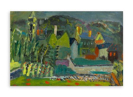 GUIDO PAJETTA (1898-1987) - Casa e Campanile, 1949