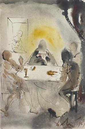 Salvador Dalì “Et cognoverunt eum in fractione panis” 1967 
