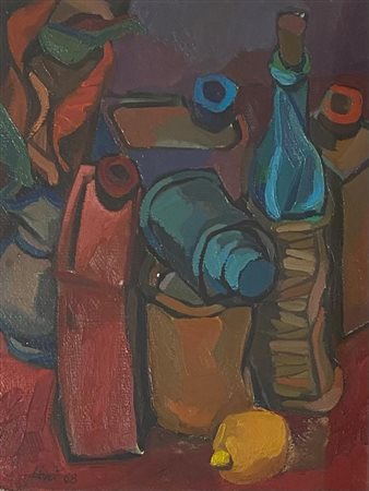 Valter Ferri "Oggetti con limone" 1968