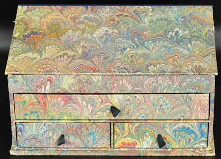 MINICASSETTIERA IN CARTONE minicassettiera in cartone rivestita con carta...