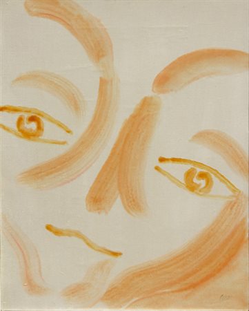 GUIDI Virgilio (Roma 1891 - Venezia 1984) Le grandi teste, 1969 olio su tela,...