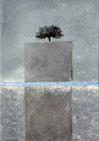 MATTIOLI Carlo (Modena 1911 - Parma 1994) Senza titolo tecnica mista su carta...