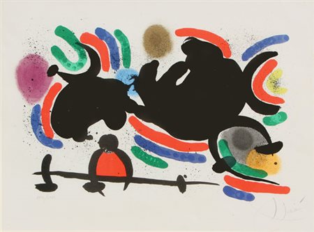 MIRO' Joan (Barcellona 1893 - Palma di Maiorca 1983) Senza titolo, 1972...