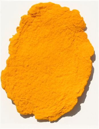 PINELLI Pino (Catania 1938) Giallo, 1988 tecnica mista, cm. 33 x 44 Titolo,...