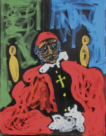 FESTA Tano (Roma 1938 - Roma 1988) Senza titolo, 1985 acrilico su tela, cm....