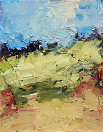 SCATIZZI Sergio (Gragnano 1918 - Firenze 2009) Paesaggio. Macchia di...