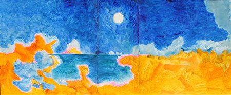 SASSU Aligi (Milano, 1912 - Pollença, 2000) Senza titolo, 1982 acrilico su...