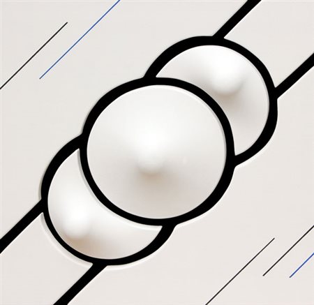 BASSANI Andrea (Martinengo, 1954) Senza titolo acrilico e tele sagomate...