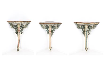 Three corner cupboards