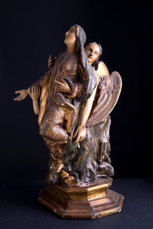 Sculpture "MADONNA WITH ARCHANGELS"