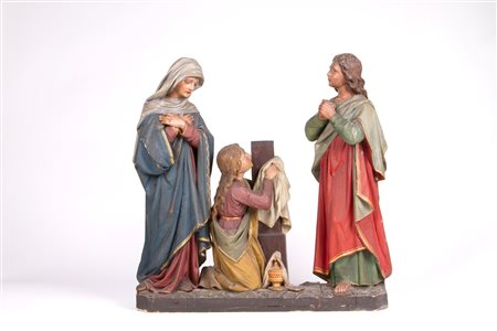 Sculpture "ADORATION AT THE FOOT OF THE CROSS"