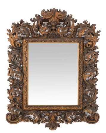 Mirror in wood