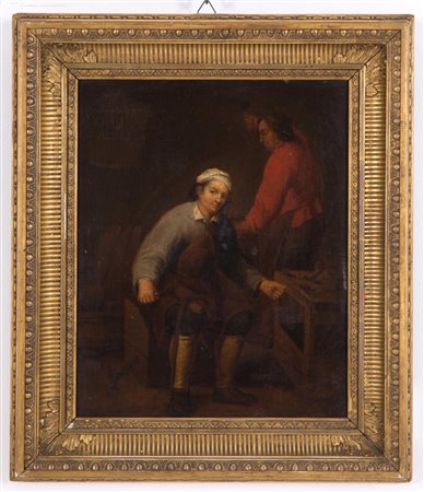 Painting "CRAFTS AT WORK"