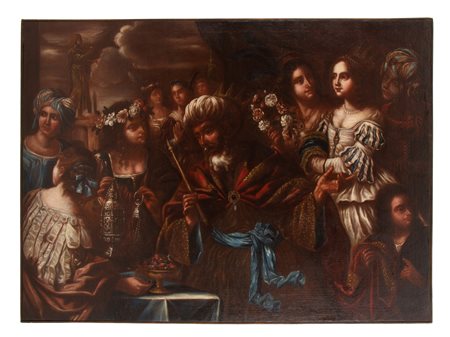 Painting ''SOLOMON INCENSES THE IDOLS"