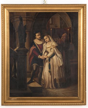 Painting "ROMEO AND JULIET WITH FRIAR LAUREN"